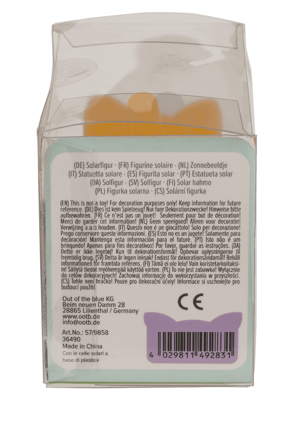 Movable figure,Wagging cat, with solar cell,