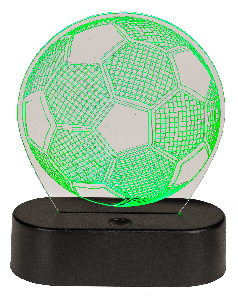 3D-Lamp, Soccer, ca. 16 x 12 cm, plastic,