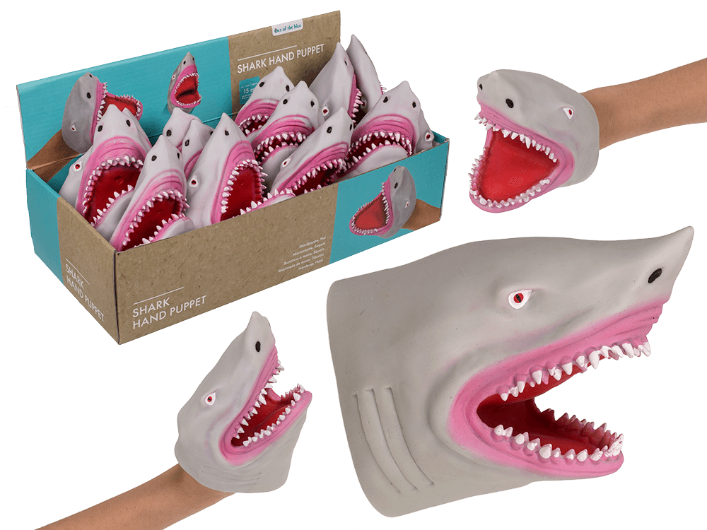 Soft hand puppet, Shark,