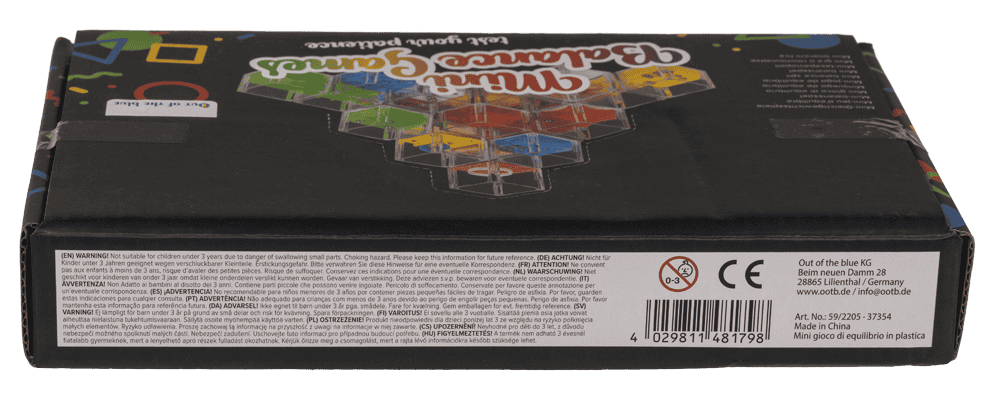 Mini balance games, 4 x 4 cm,