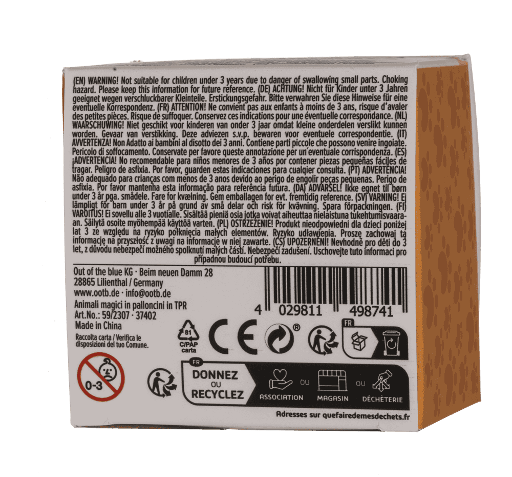 Magic balloon animals, 6,5 x 11 cm,