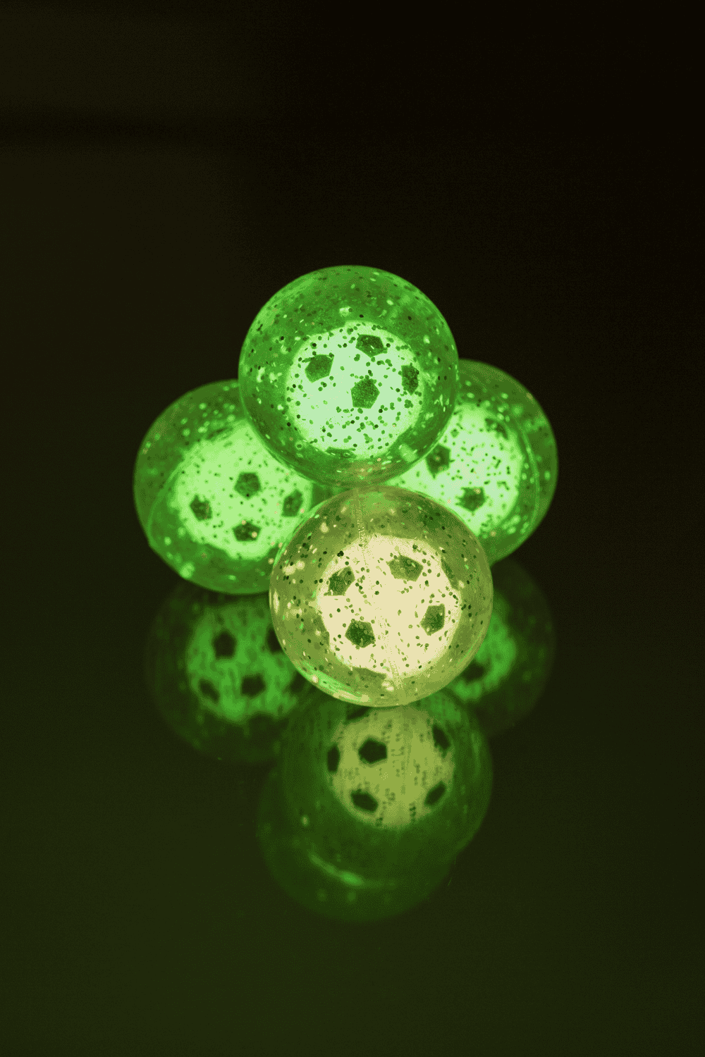 High Bounce ball, Football, Glow in the Dark,