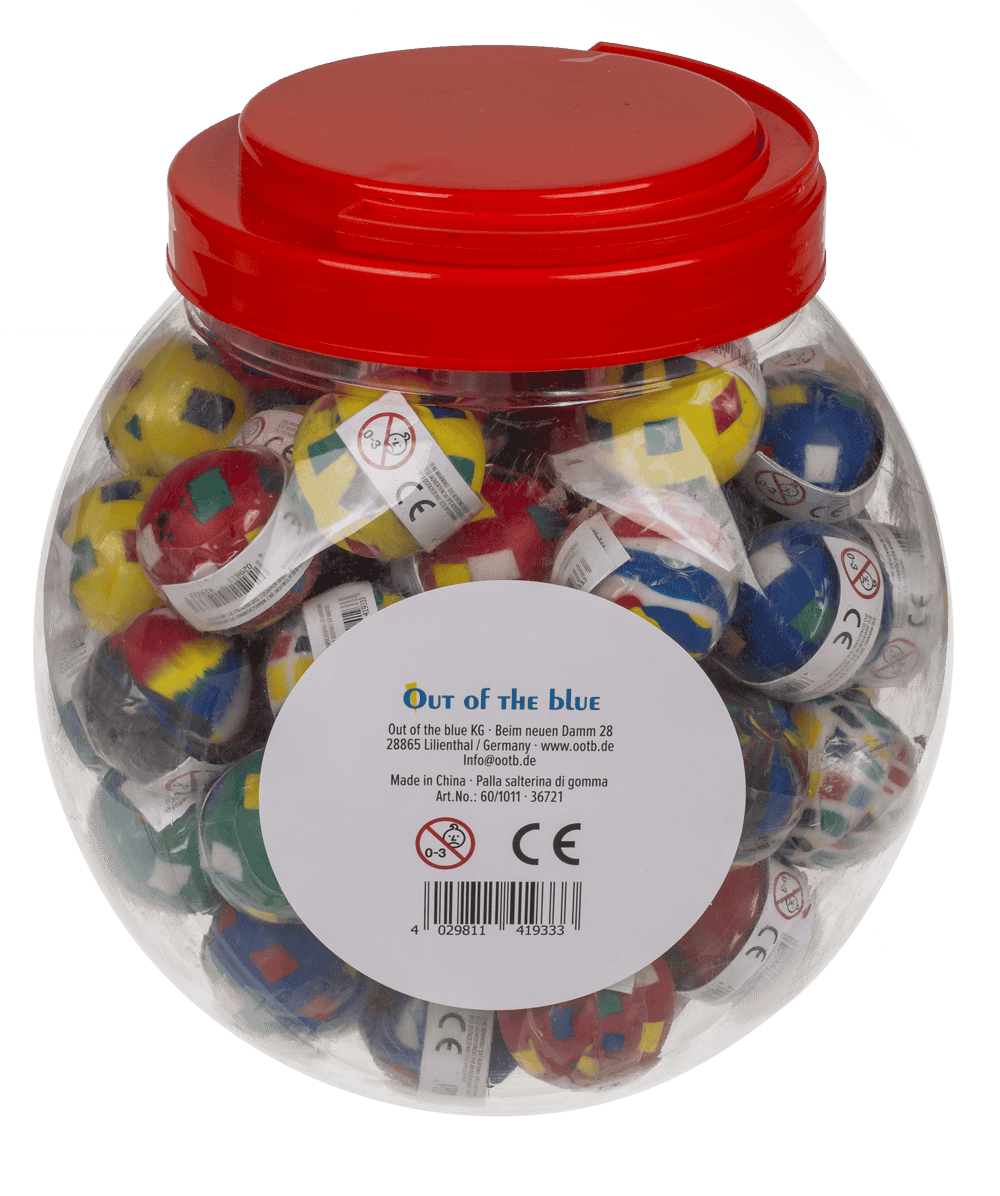 Bouncing ball, colorful I,