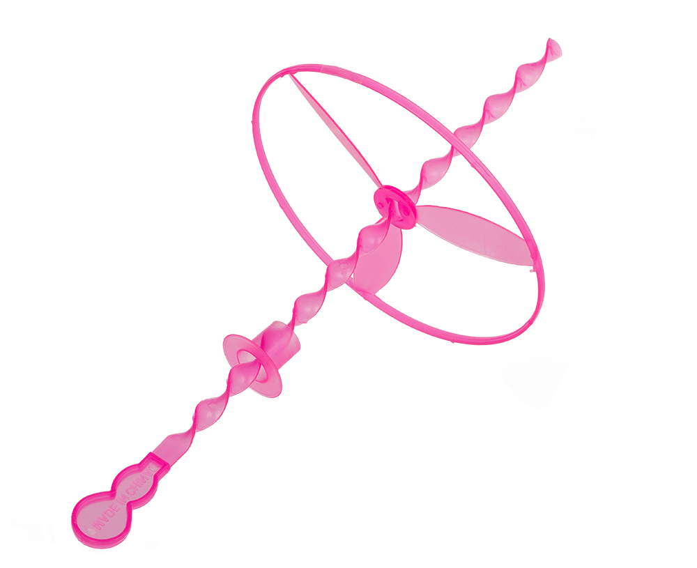 Twisty Pull-string Ufo, Neon, approx. 20,5 cm,