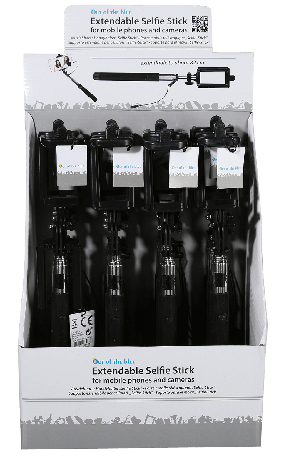 Extendable mobile phone holder,