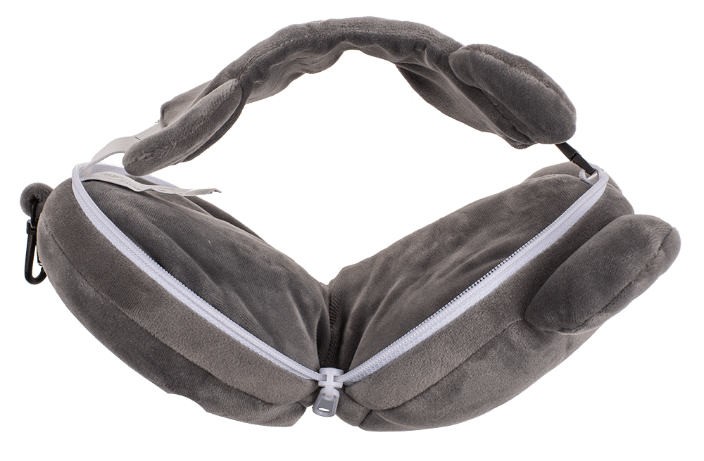 Kids Plush travel pillow with eye mask,