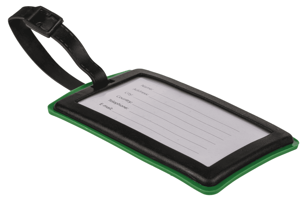 Luggage tags with English slogans,