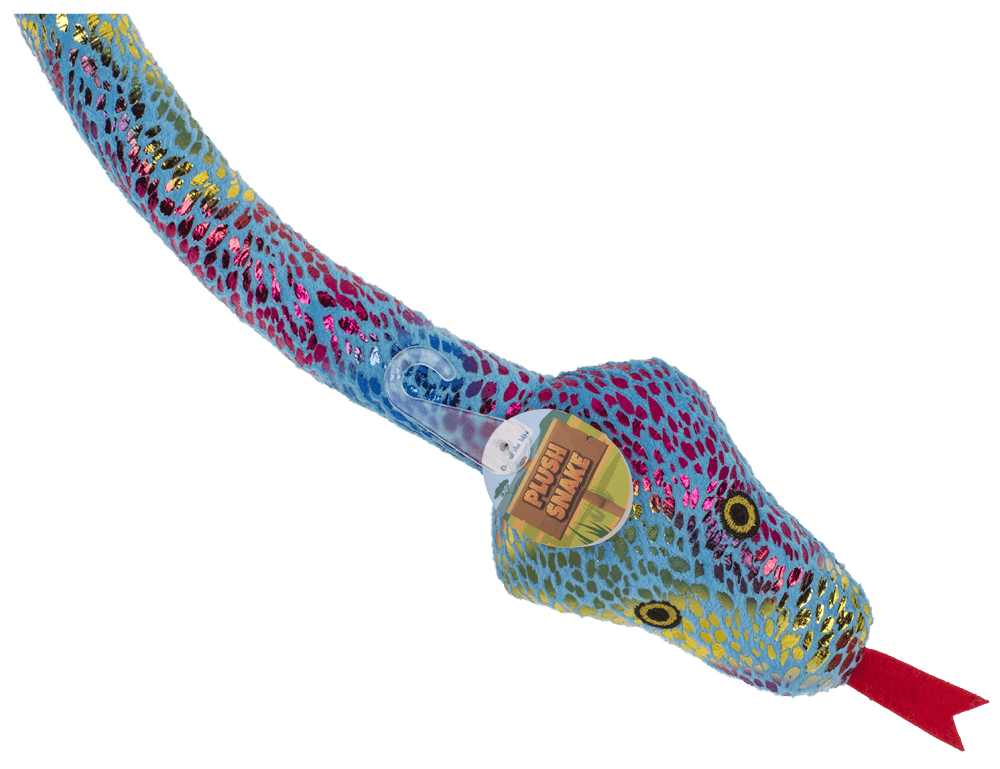 Serpiente de peluche, 114 cm de largo