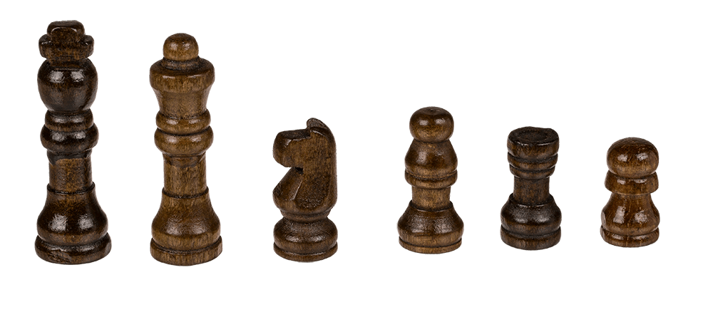 Wooden board game, chess,
