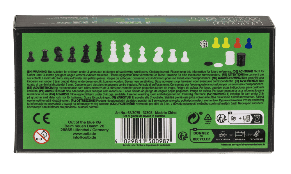 Chess Game 3in1, draughts, ludo, chess
