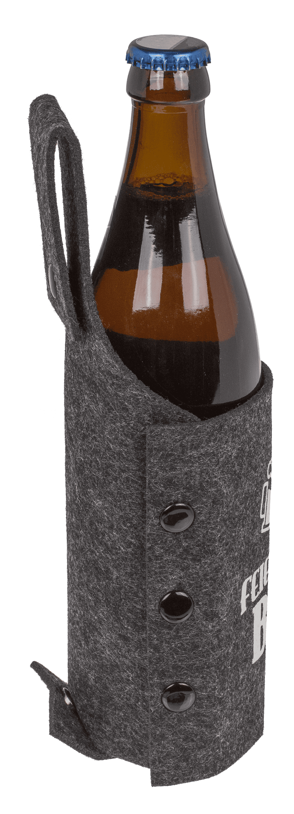 Felt holster, beer, 27 x 12 cm,