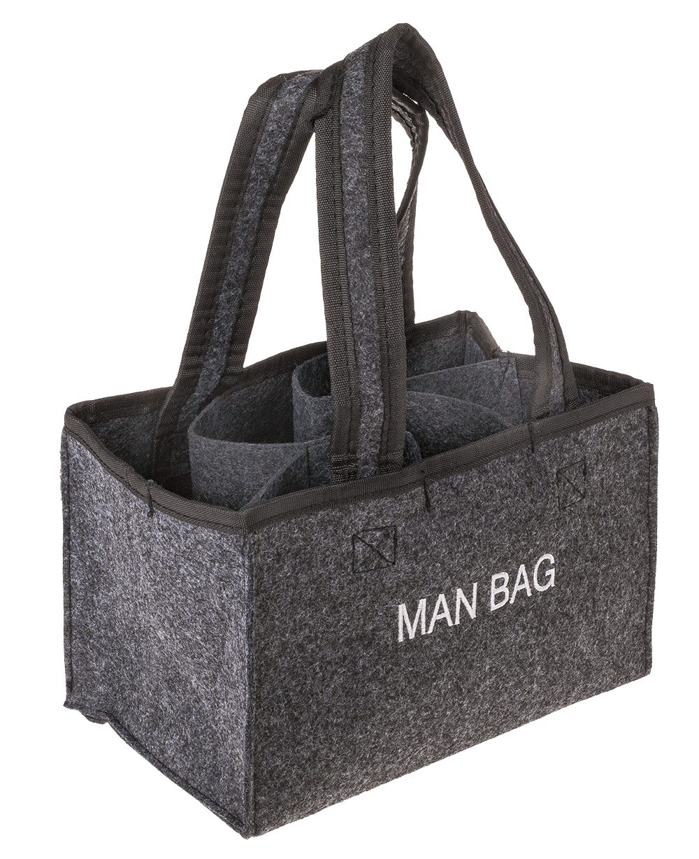 Felt Bottle Bag with 6 compartments,