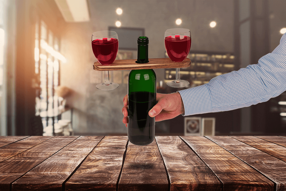 Wine Butler, 25 x 6 x 1 cm,