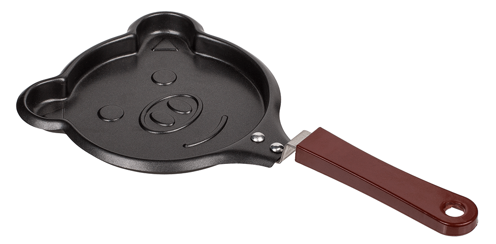Frying pan, pig,