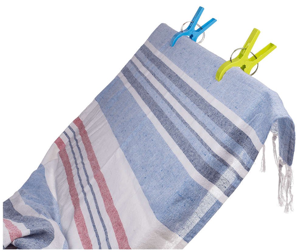 Big beach towel clips, colorful,