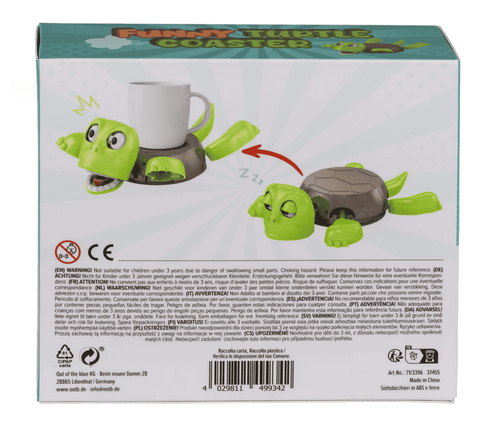 Coaster, Funny Turtle,