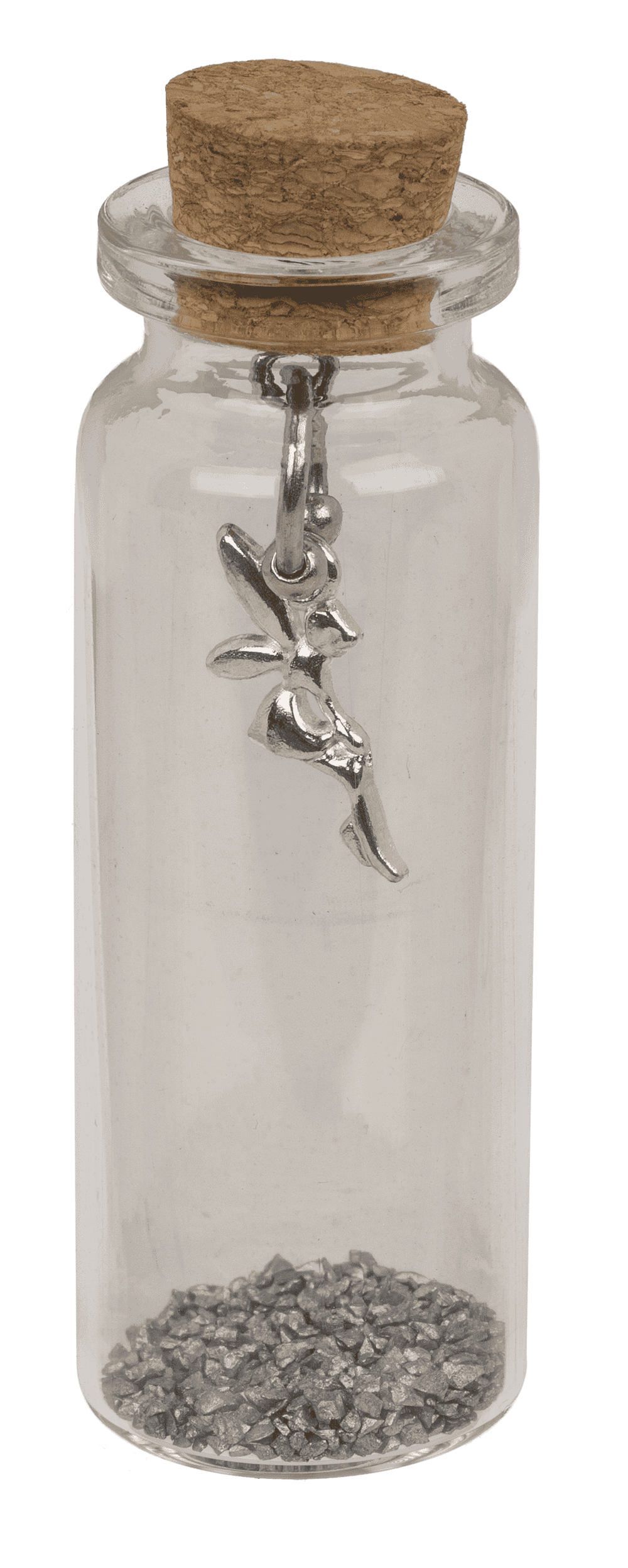 Glass vial with cork stopper, Magic,