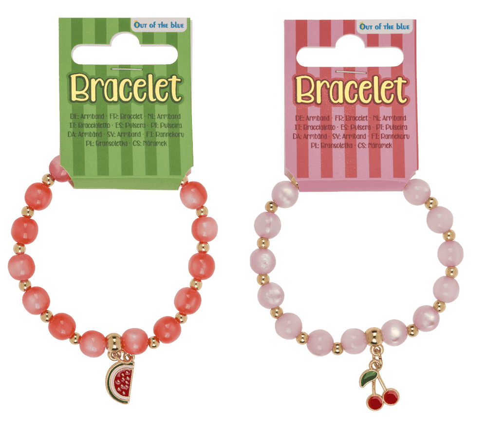 Bracelet de perles, Fruits