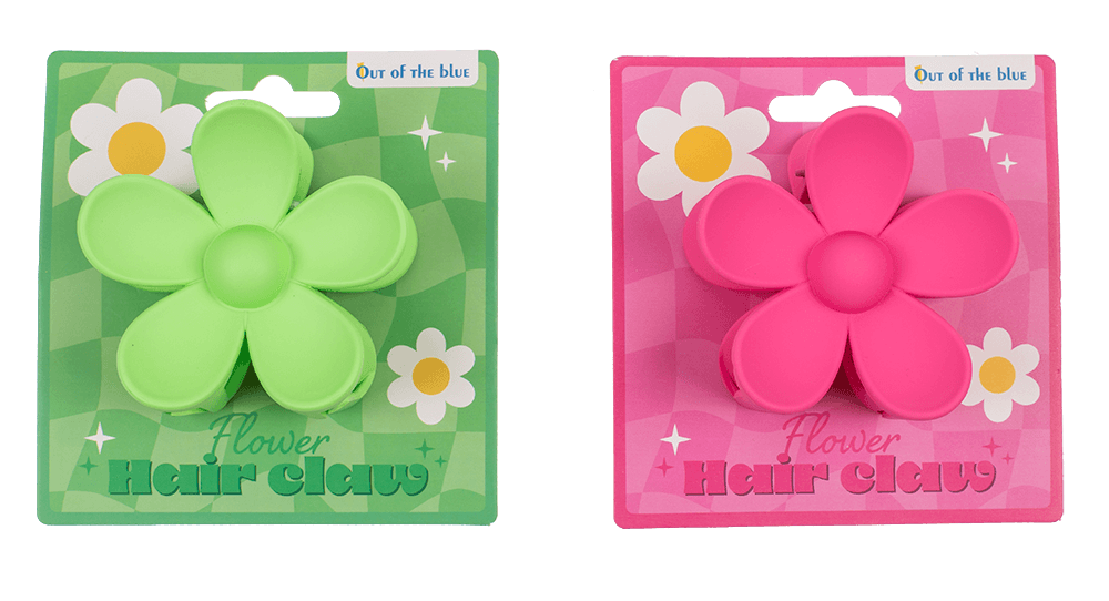 Hair claw, Flower,