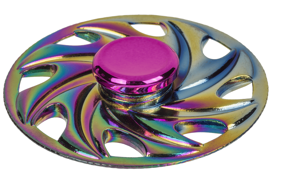 Deluxe Metall-Spniner, ca. 6 cm,