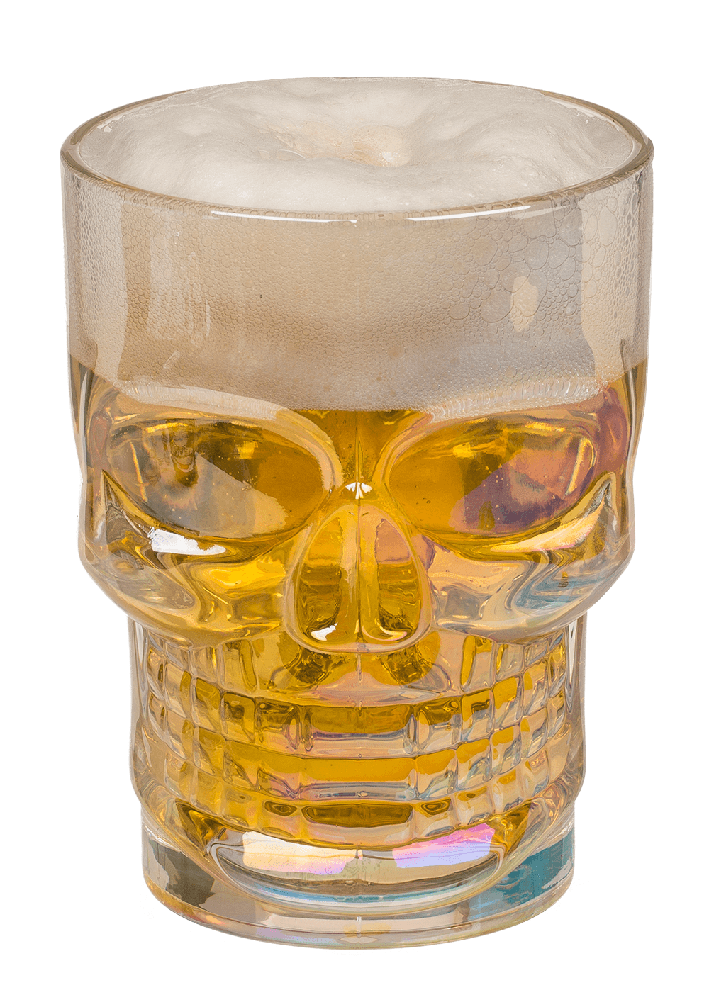 Drinking glas, Skull, approx. 9,3 x 7 x 12,5 cm,