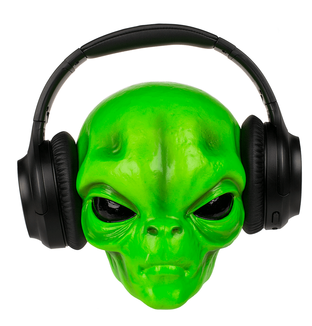 Headphone Holder, Alien,