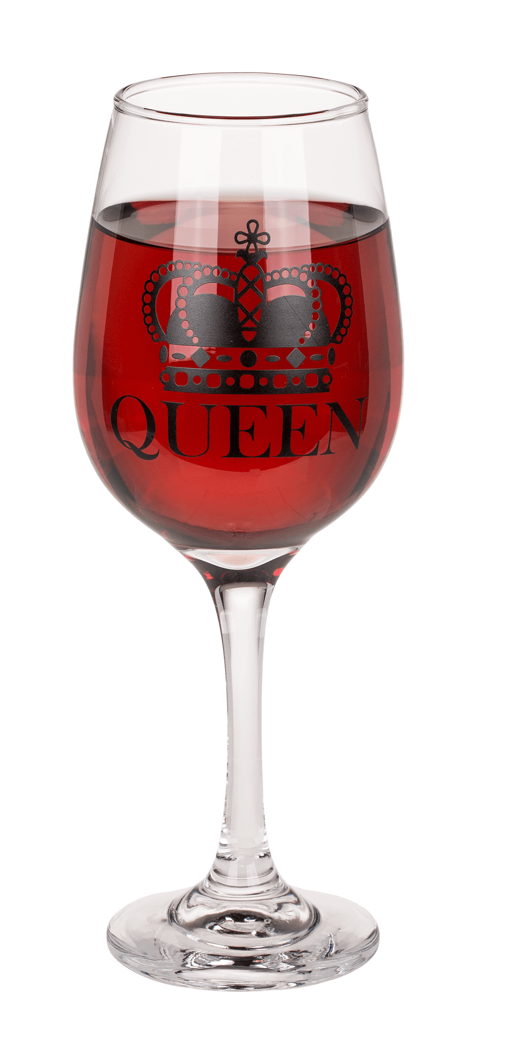 Drinking glass set, King & Queen,