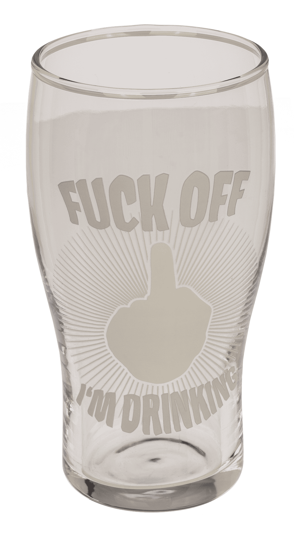 Beer glass, Middle finger, 560 ml, in gift box
