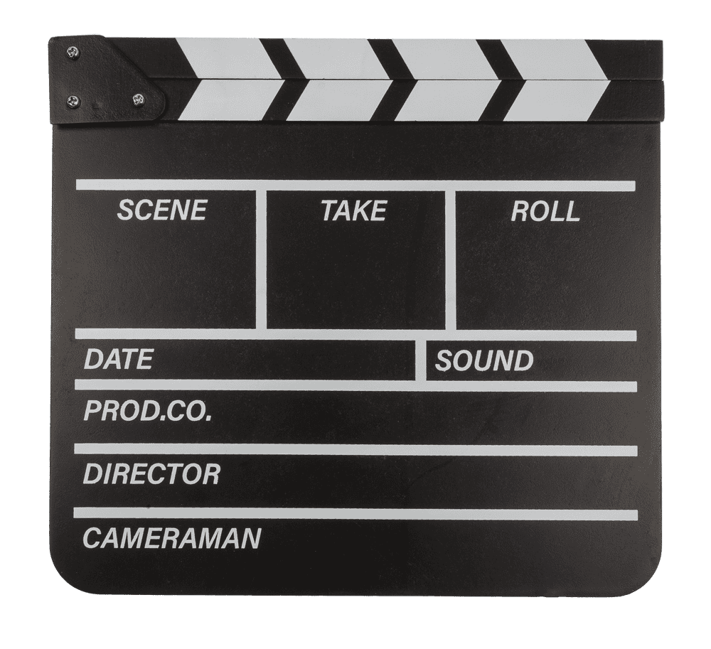 Holz-Filmklappe, Hollywood I, 30 x 27 cm,