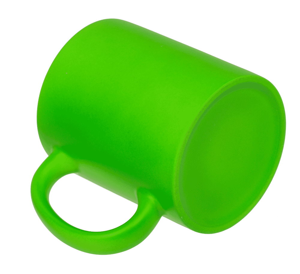 Mug, Neon Green, made of stoneware, 9 x 8.5 cm,