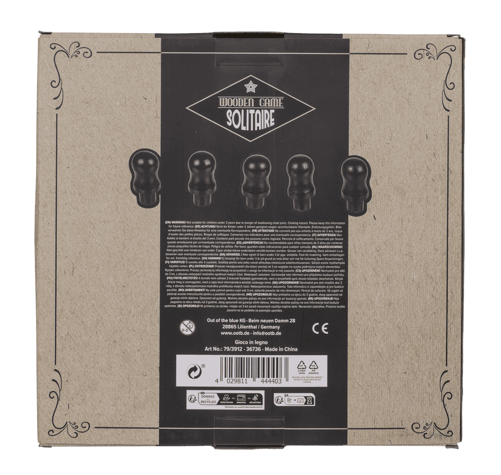 Wood-game, Solitaire,