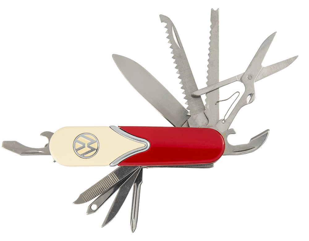 Metal pocket knife, VW Style,