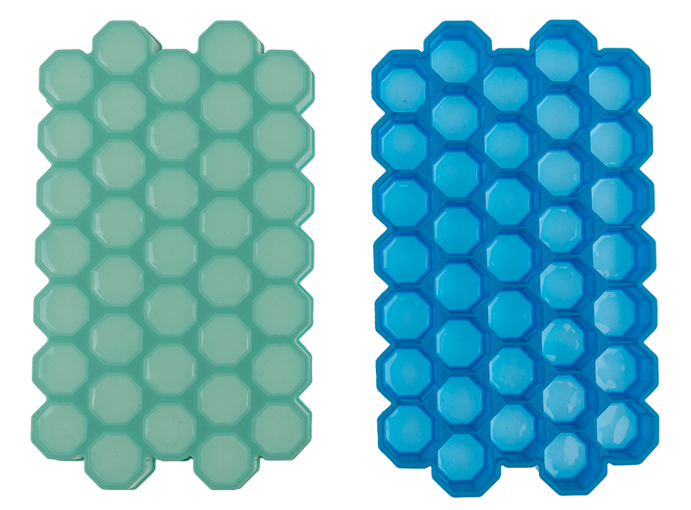 Silicone ice cube tray, Octagon,