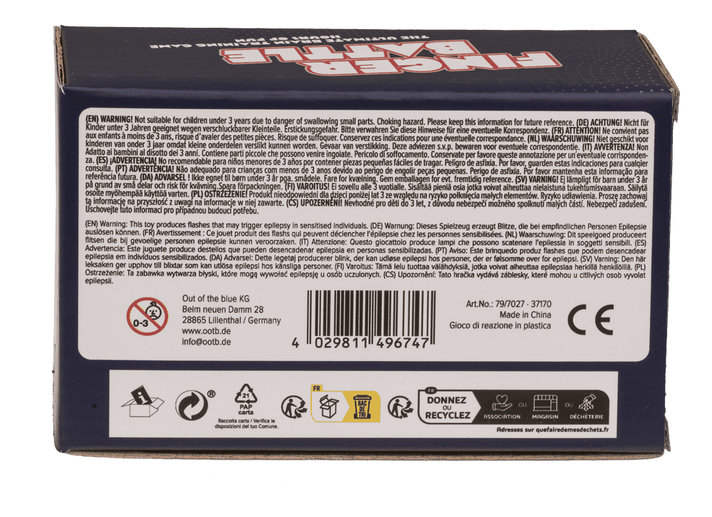 Finger Battle Game console, X cm,