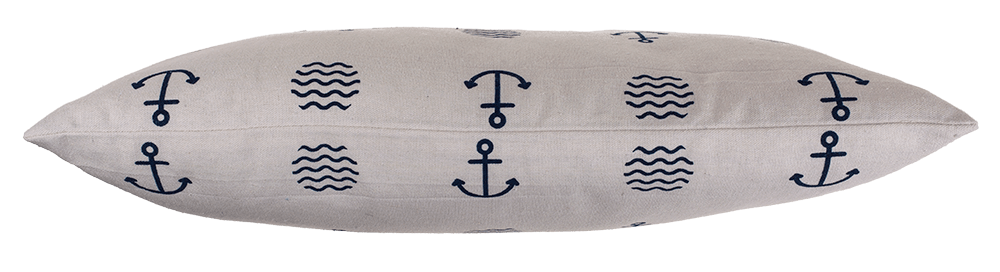 White decoration cushion, Modern Maritime,
