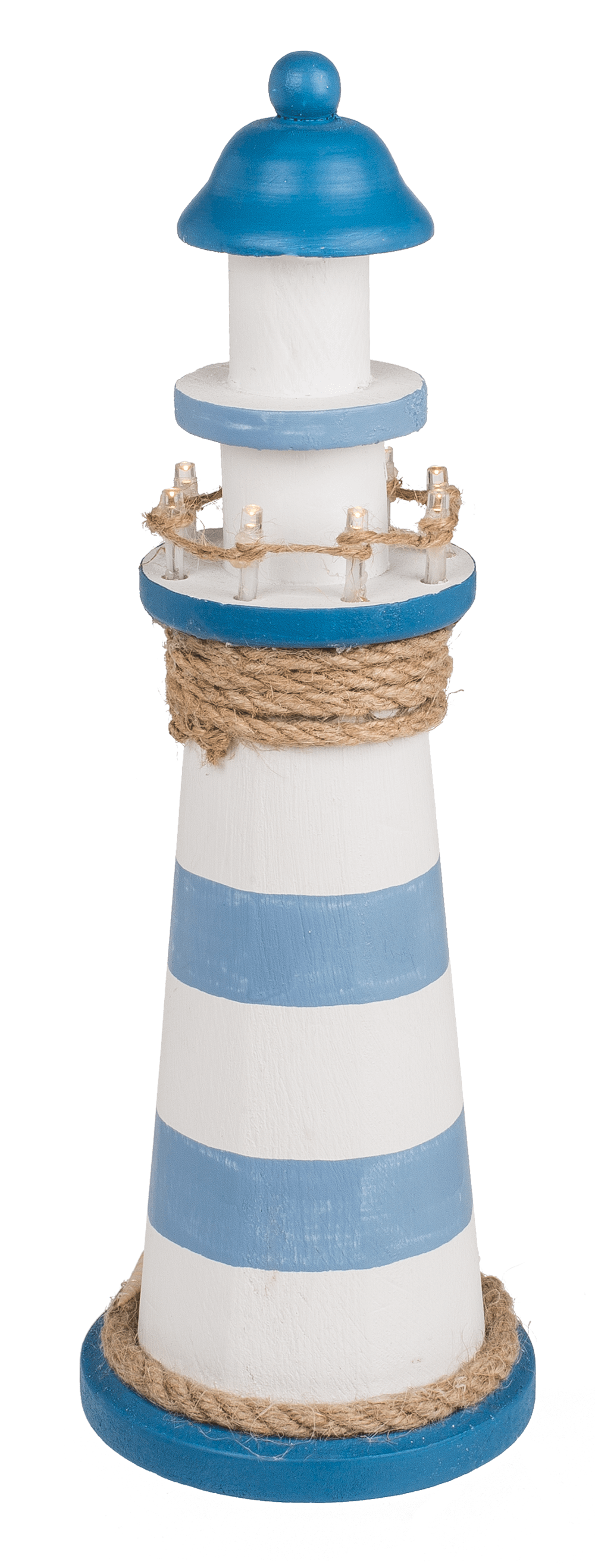 Wooden lighthouse with LED,