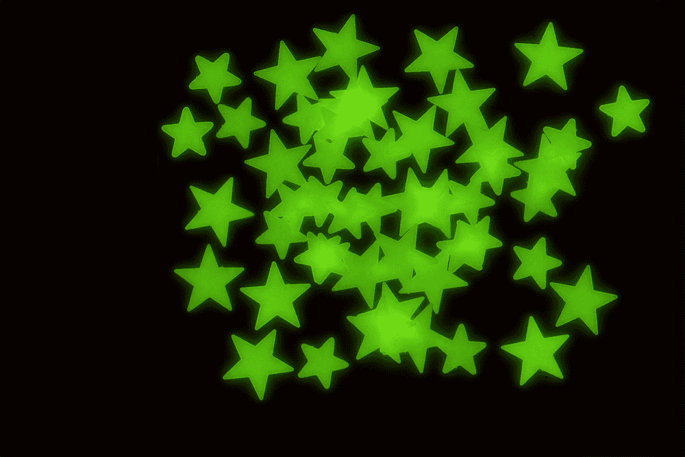 Stars, glow in the dark,