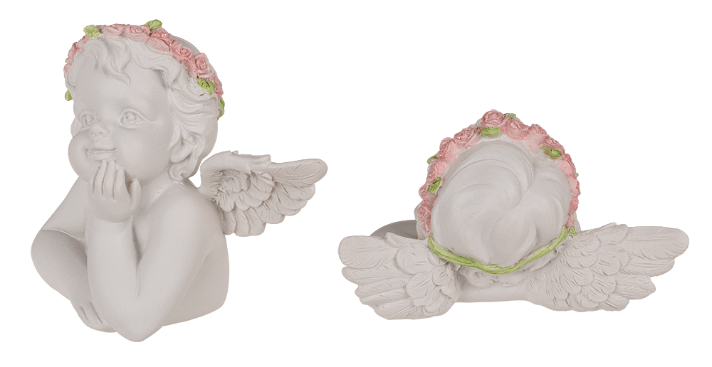 Angel Couple, Amused,