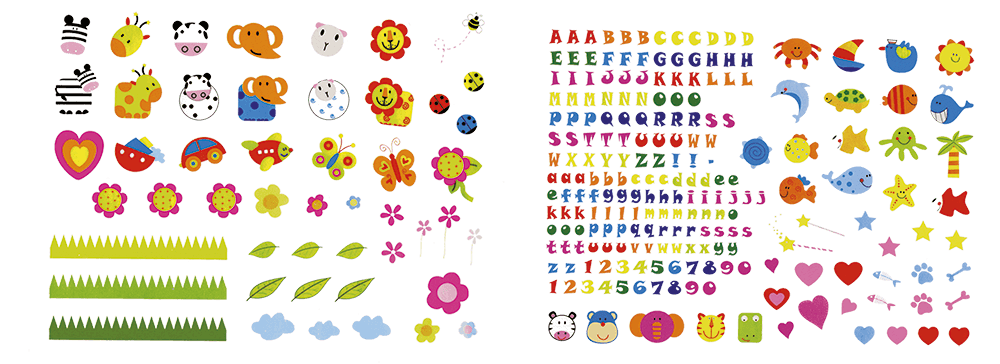 Double sided picture frame DIY set with 250 g,