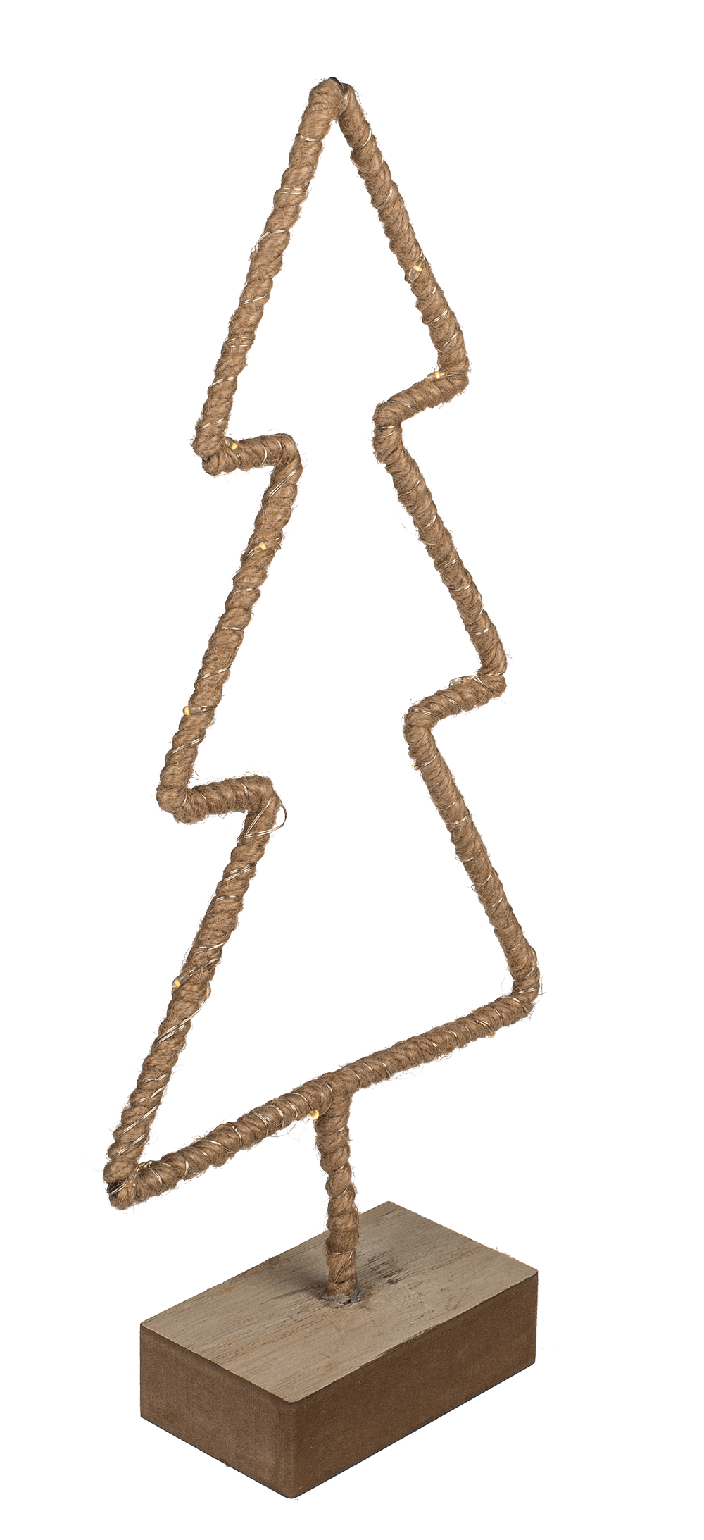 Metal tree with Jute decoration & LED