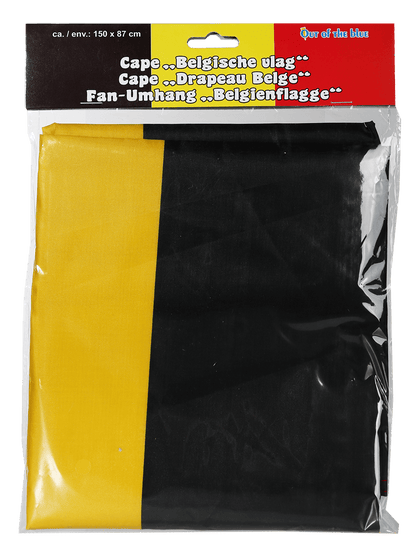 Capa fan, bandera belga,