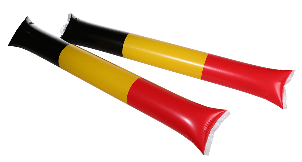 Inflatable clapper sticks, Belgium Flag,
