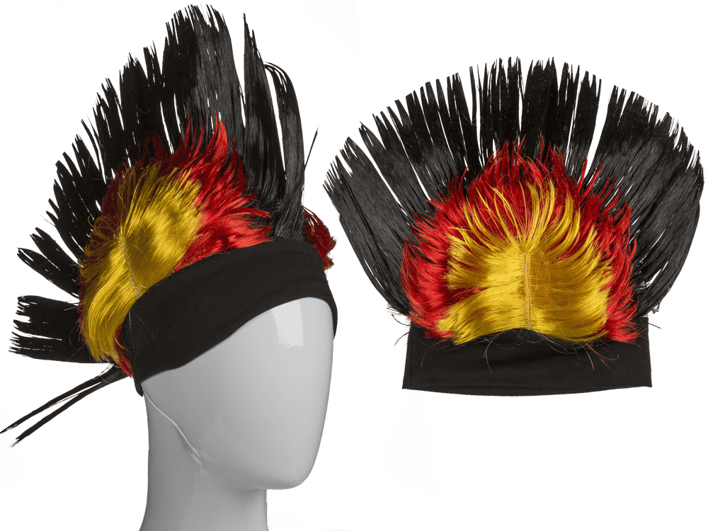 00-0888_000.png Mohican wig, Germany flag, - Afbeelding 1