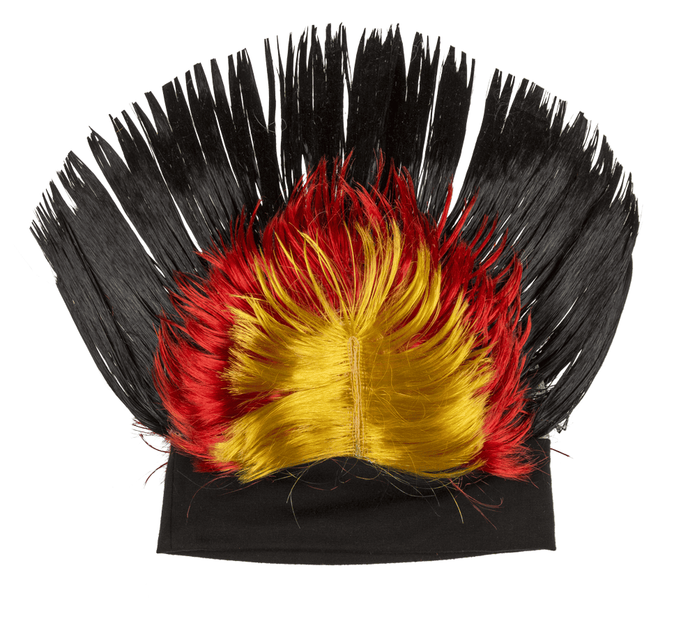 Mohican wig, Germany flag,