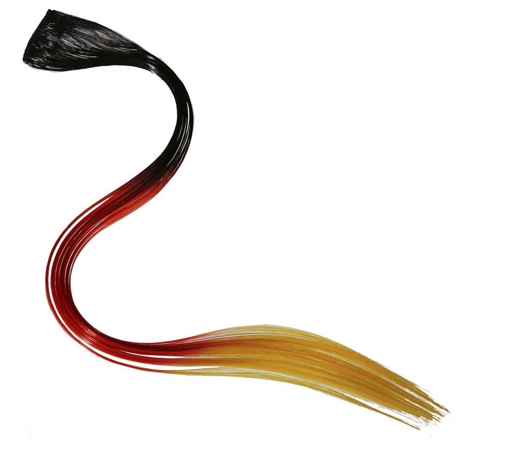 Hair extensions, Germany flag,
