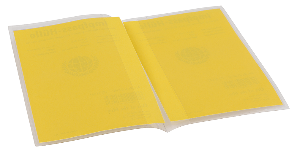 Sleeves for vaccination passport, ca. 98 x 139 mm,