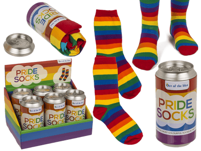 Socks, Rainbow, one size, 80% cotton,