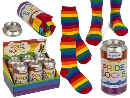 Socks, Rainbow, one size, 80% cotton,