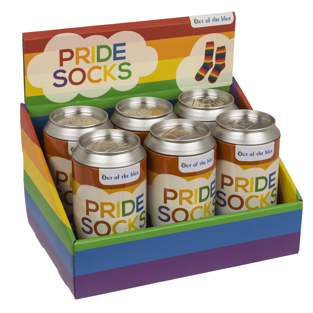 Socks, Rainbow, one size, 80% cotton,