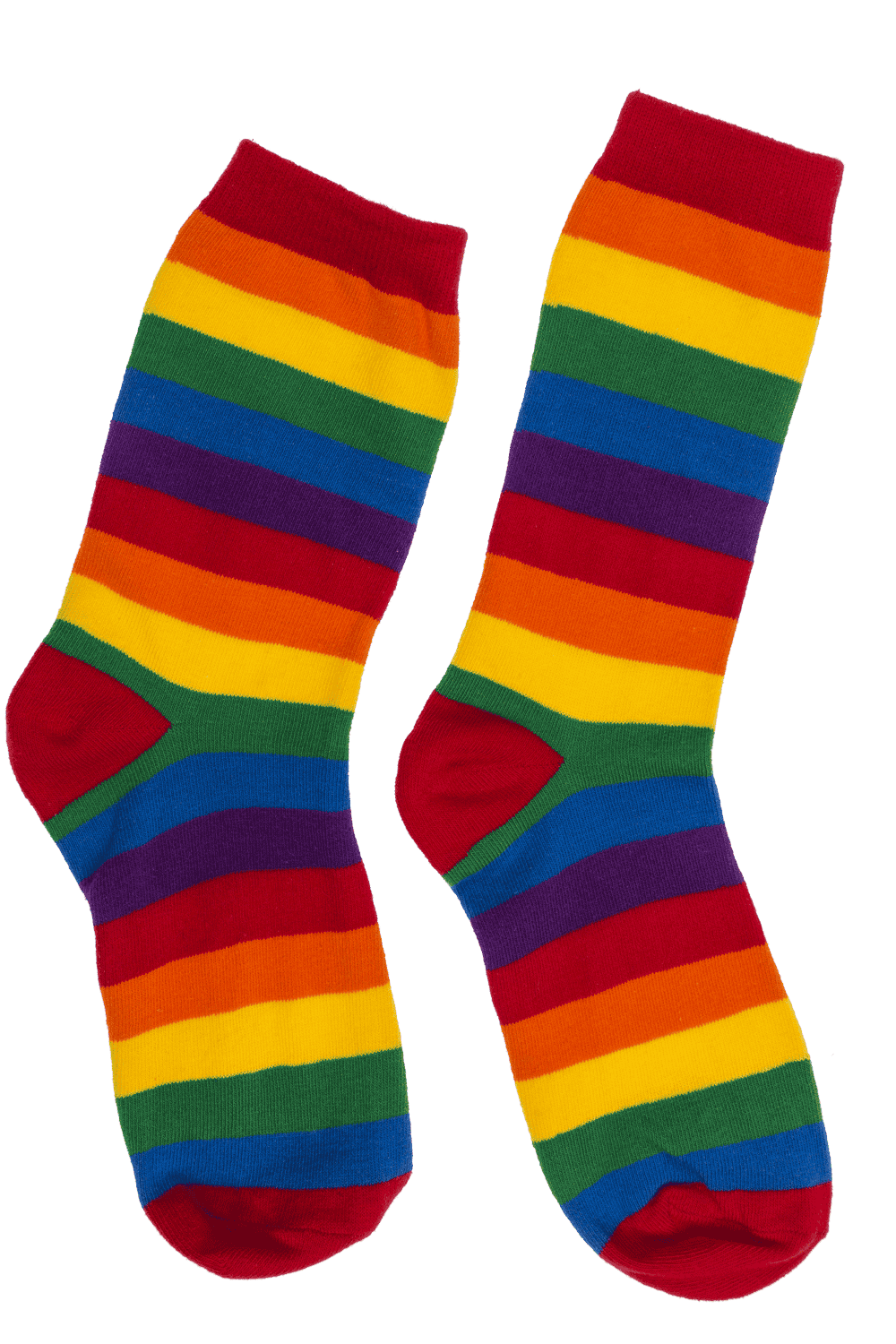 Socks, Rainbow, one size, 80% cotton,